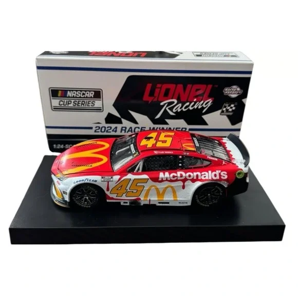 Tyler Reddick 2024 Lionel #45 McDonald's Michigan Raced Win Toyota Camry 1/24